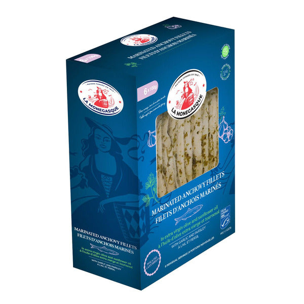 La Monégasque Marinated Anchovy Fillets
