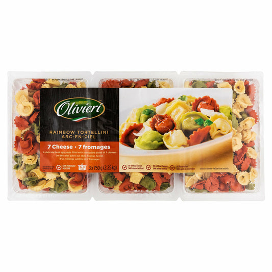 Olivieri 7 Cheese Rainbow Tortellini Pasta 1 each