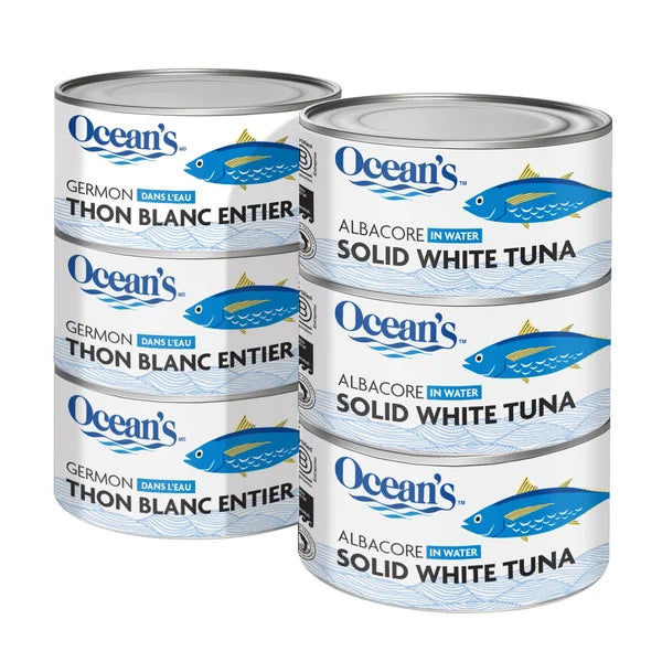 Ocean’s Solid White Albacore Tuna 6 x 184 g