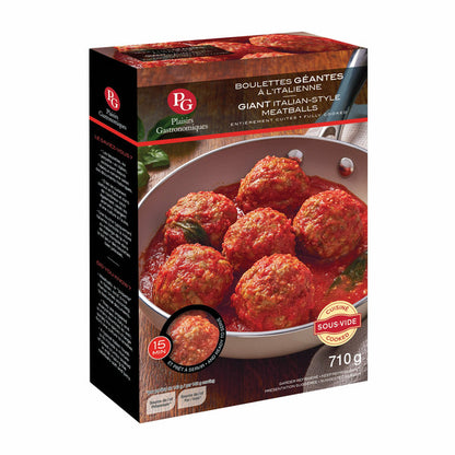 Plaisirs Gastronomiques Giant Italian-Style Meatballs