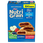 Kellogg's Nutri-Grain Breakfast Bars, Variety Pack, 1.3 oz, 64 ct
