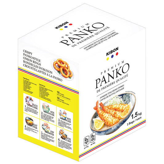 Kibon Japanese Style Premium Panko Bread Crumbs 3 ct
