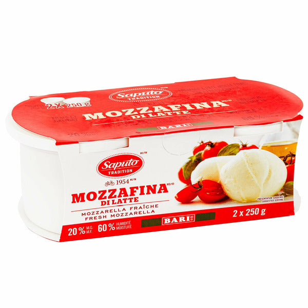 Saputo Mozzarella Cheese, 2 x 250 g