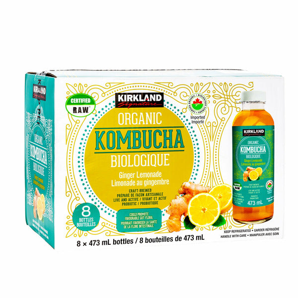 Kirkland Signature Kombucha, 8 x 473 ml