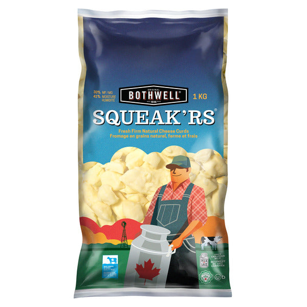 Bothwell Squeak'rs White Cheddar Cheese Curds, 1 kg