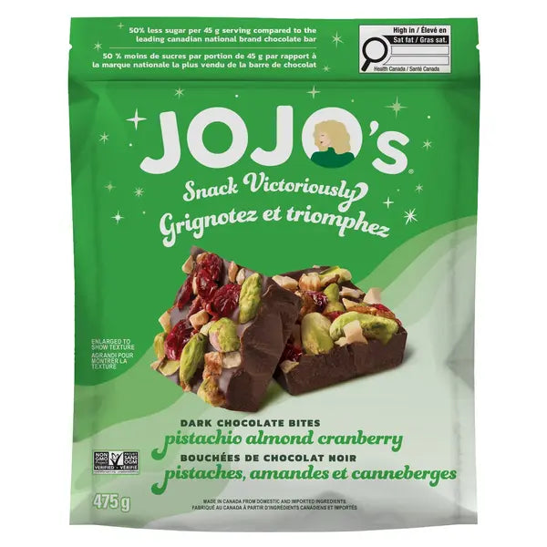 Jojo's Dark Chocolate Bites, 475 g
