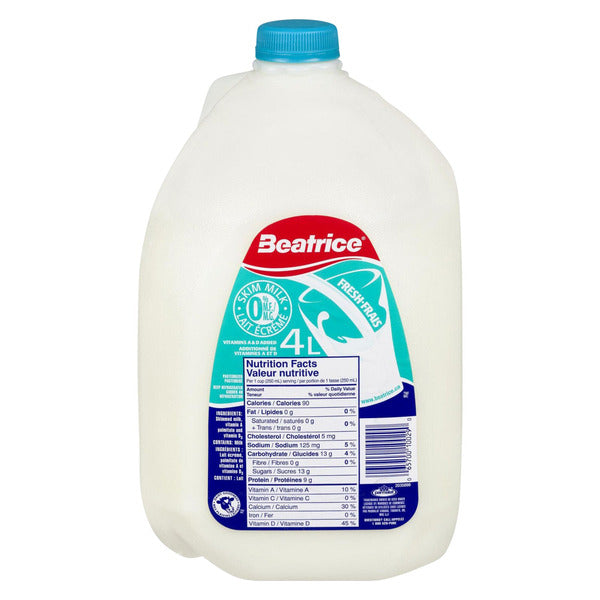 Skim Milk, 4 L