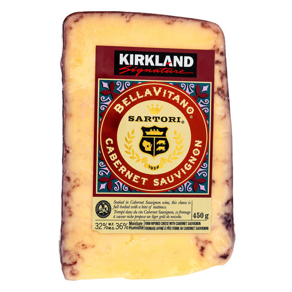 Kirkland Signature Bellavitano Cabernet Sauvignon Cheese, 450 g