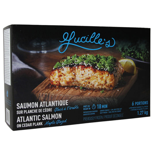 Lucille's Atlantic Salmon on Cedar Plank
