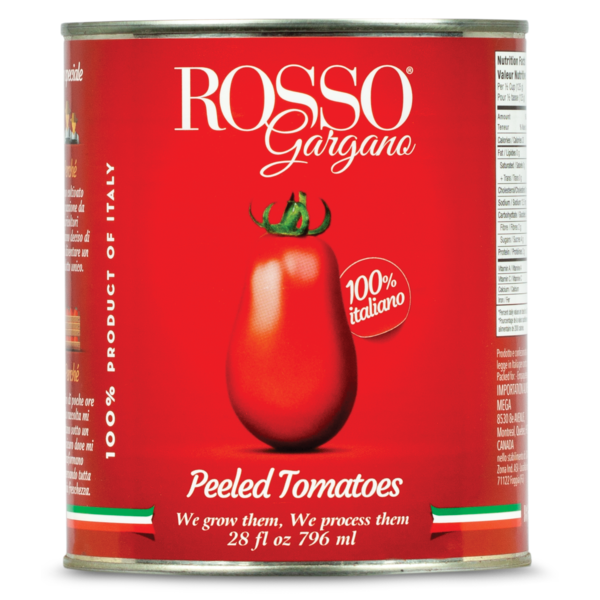 Rosso Gargano Whole Peeled Tomatoes 6 x 796 ml