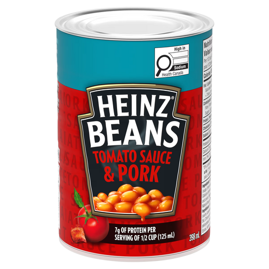 Heinz Beans Tomato Sauce And Pork 398ml