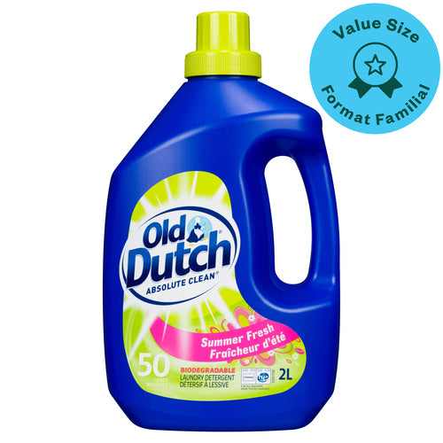 Old Dutch Laundry Detergent Summer Fresh, 50 Loads, 2 L