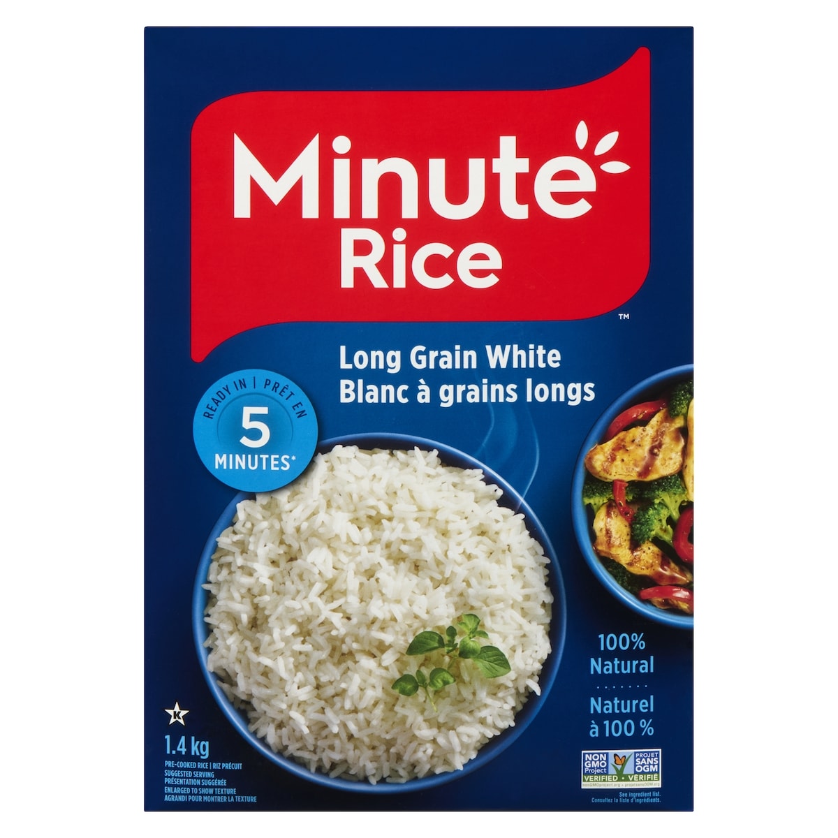 Minute Rice Quick Cook Long Grain White Rice, 1.4 kg