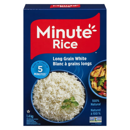 Minute Rice Quick Cook Long Grain White Rice, 1.4 kg