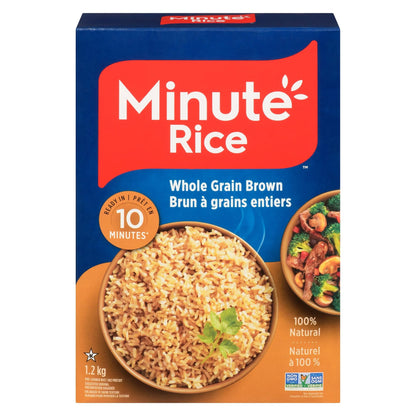 Minute Rice Quick Cook Wholegrain Brown Rice, 1.2 kg