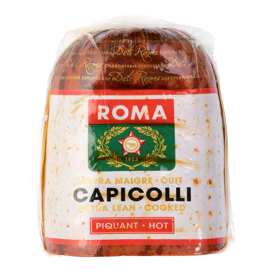 Roma Hot Capicolli Half Flat, 2.15 kg average weight