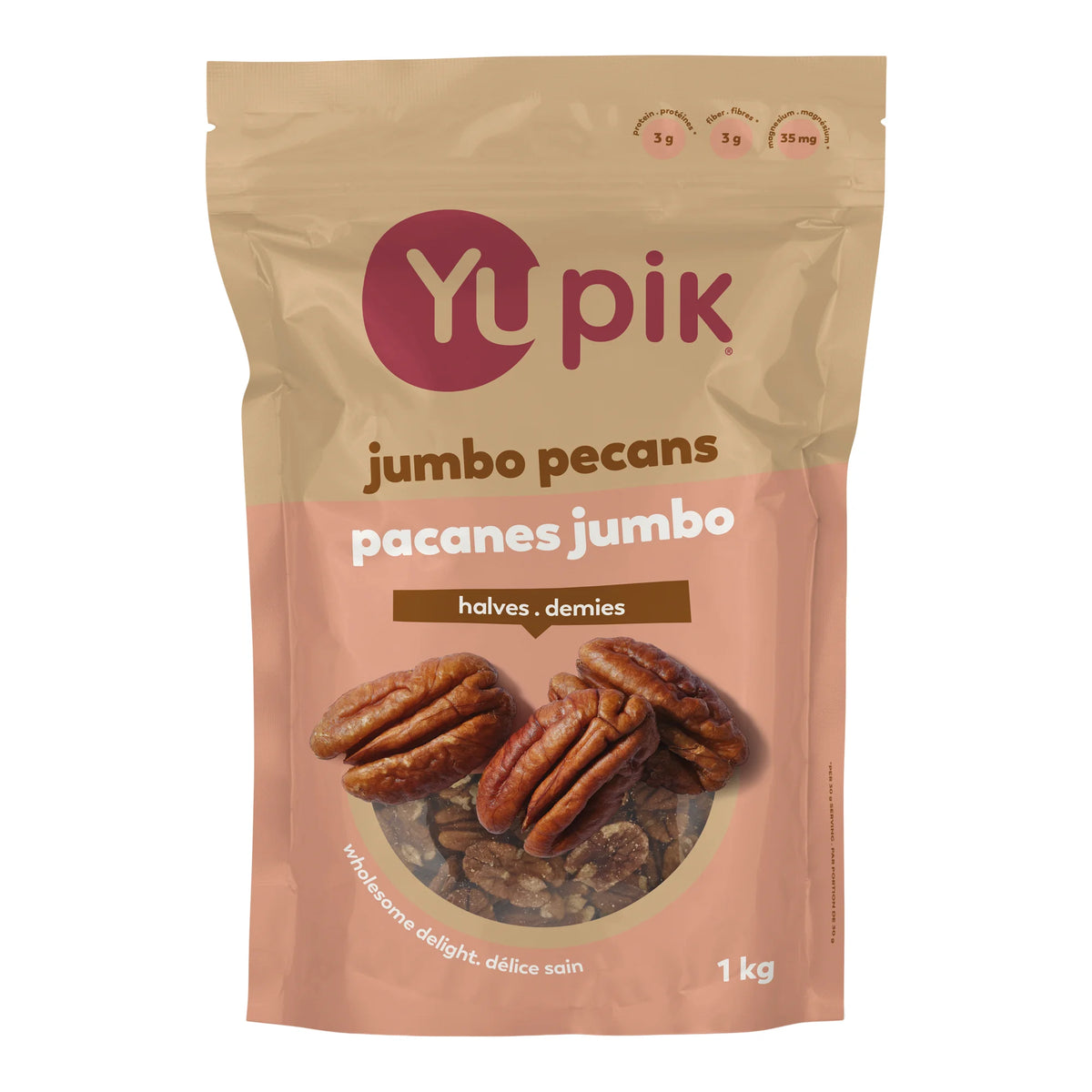 Yupik Jumbo Pecan Halves, 1 kg
