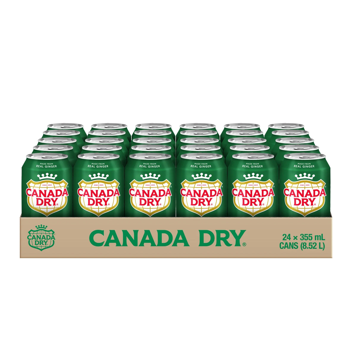 Canada Dry Ginger Ale Cans, 24 × 355 mL