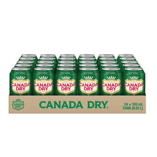 Canada Dry Ginger Ale Cans, 24 × 355 mL