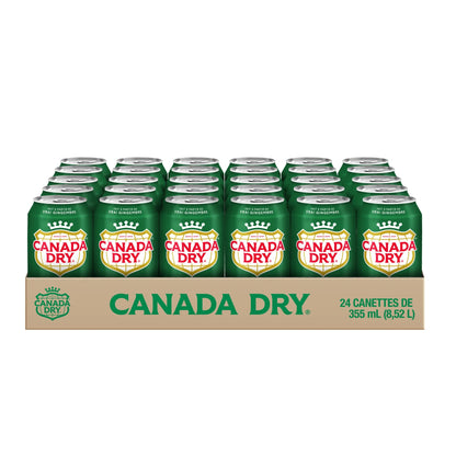 Canada Dry Ginger Ale Cans, 24 × 355 mL