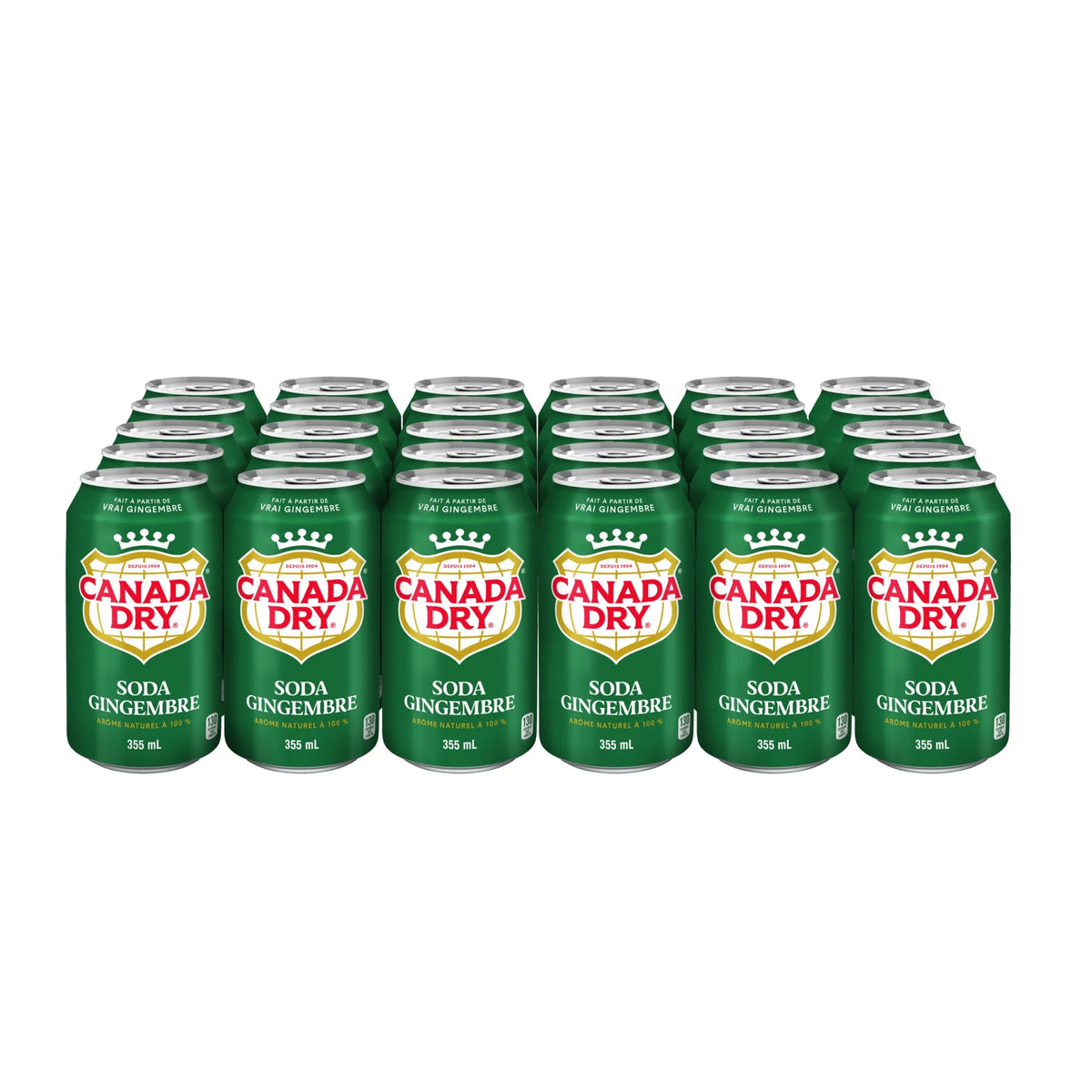 Canada Dry Ginger Ale Cans, 24 × 355 mL