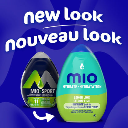 MiO Hydrate Lemon Lime Electrolyte Drink Mix, 48 mL