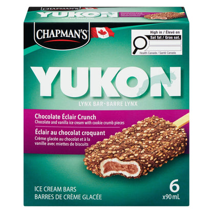 Chapman's Yukon Lynx Chocolate Éclair Crunch in a Box, 6 × 90 mL