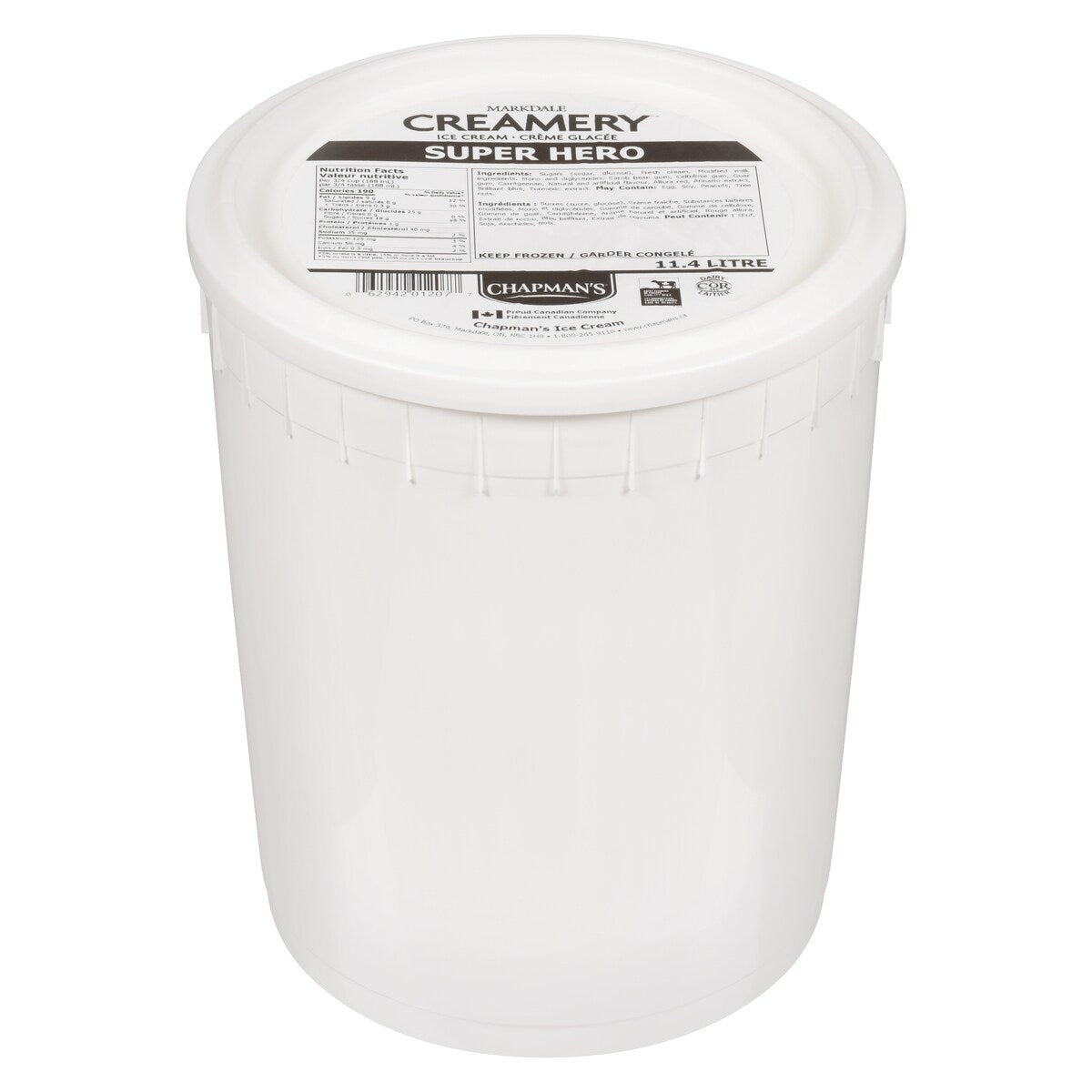 Chapman's Superhero Ice Cream, 11.4 L