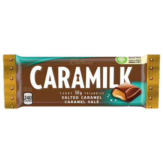 Caramilk Salted Caramel Chocolate Bars, 24 × 50 g