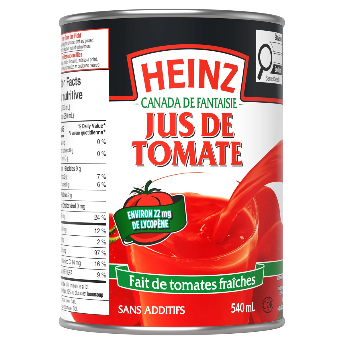 Heinz Tomato Juice Can, 540 mL