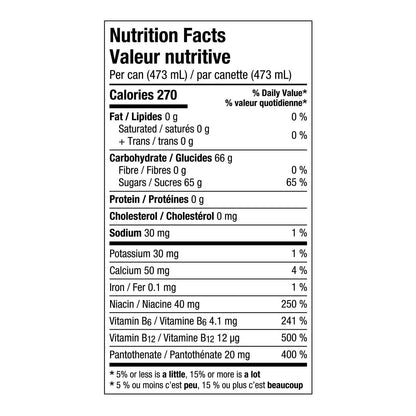 Rockstar Punched Orange Energy Drink Can, 473 mL