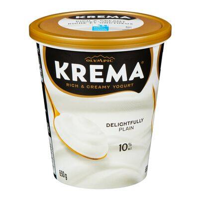 Olympic 10% Plain Yogurt, 650 g