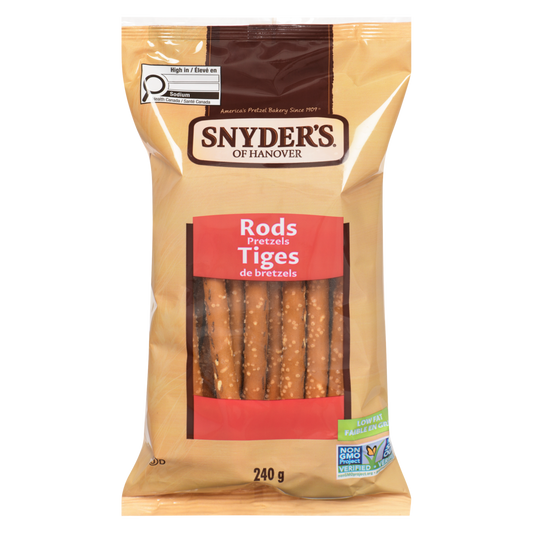 Snyders Pretzel Rods, 240 g