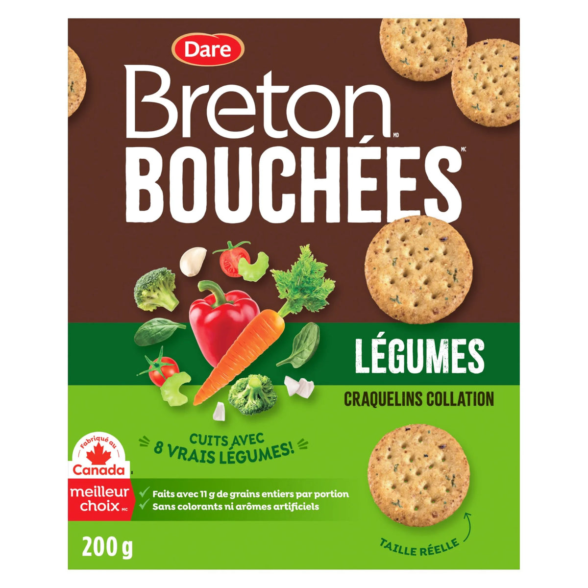 Breton Bites Veggie Crackers, 200 g