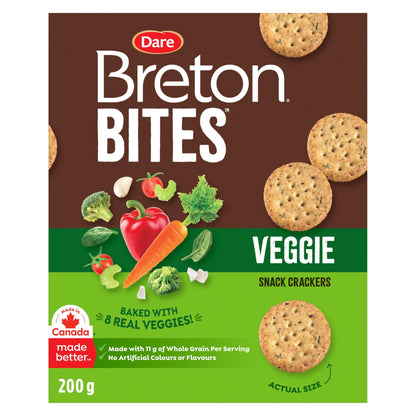 Breton Bites Veggie Crackers, 200 g