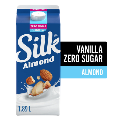 Silk Unsweetened Vanilla Almond Milk, 1.89 L