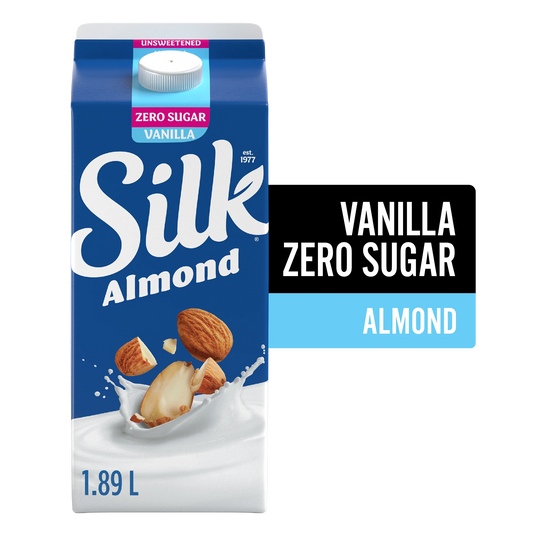 Silk Unsweetened Vanilla Almond Milk, 1.89 L