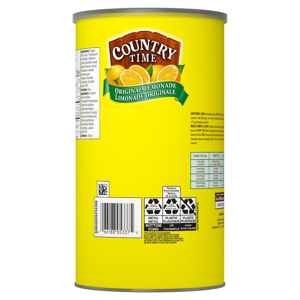 Country Time Lemonade Drink Mix, 2.4 kg