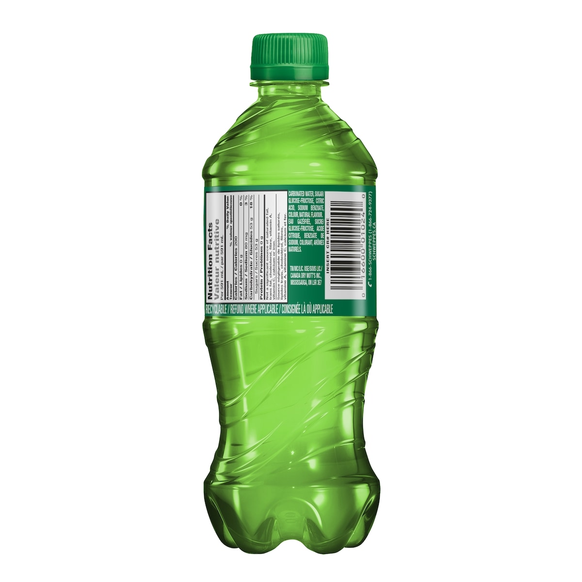 Schweppes Ginger Ale, 591 mL