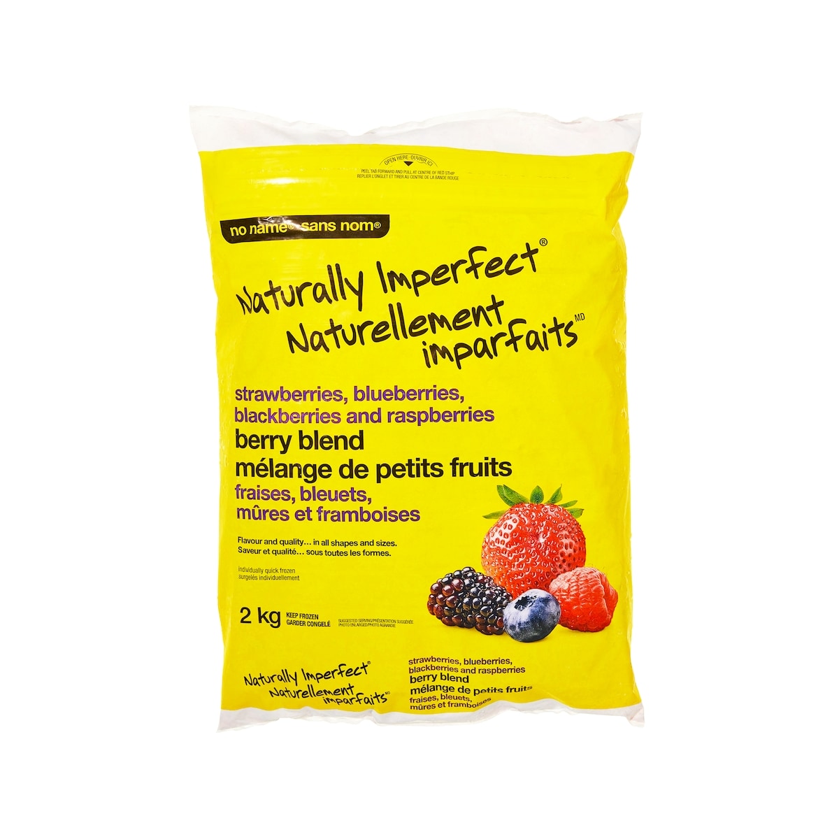 No Name Naturally Imperfect Frozen Berry Blend, 2 kg