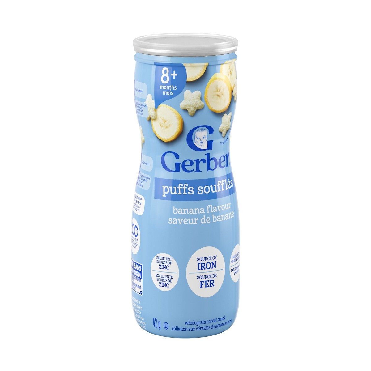 Gerber Puffs Baby Snacks, Banana, 42 g