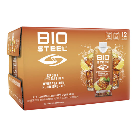 BioSteel Iced Tea Lemonade, 12 × 500 mL