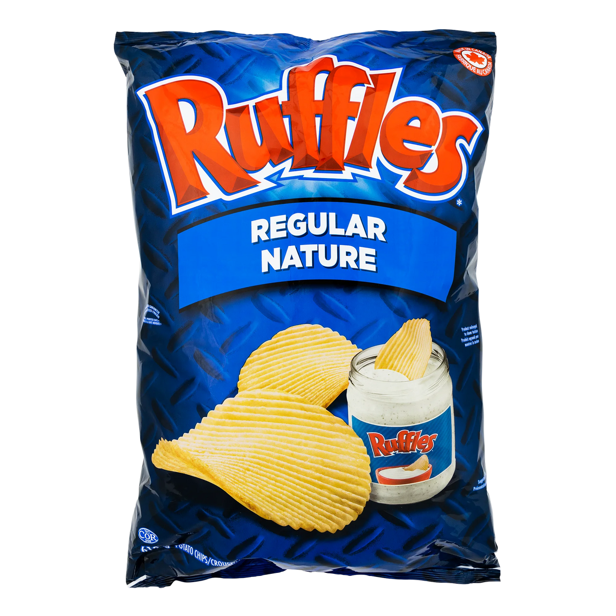 Ruffles Regular Chips, 612 g