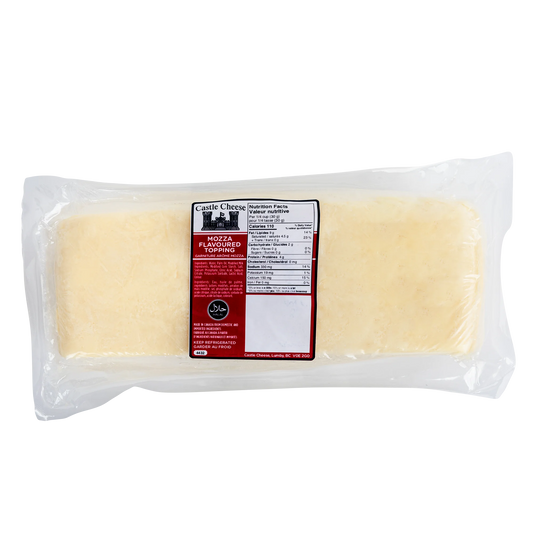 Castle Cheese Mozza Flavoured Topping Block, 2.27 kg