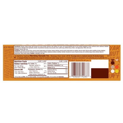 OH HENRY! Chocolatey Bar with REESE'S Peanut Butter, 58 g