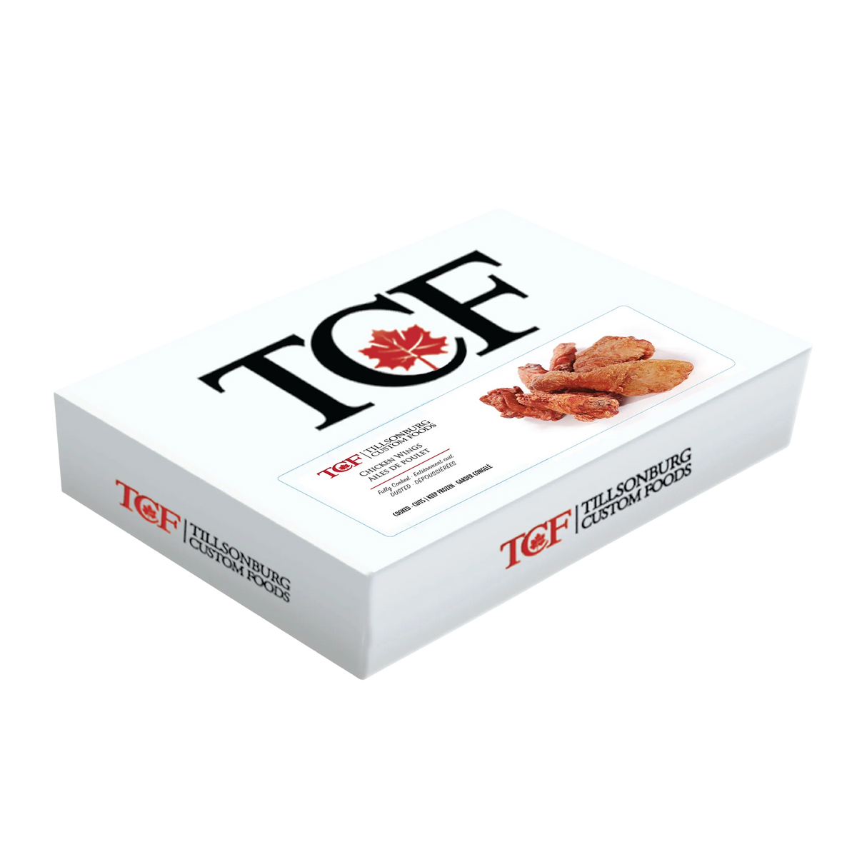 TCF Frozen Dry Rub Halal Chicken Wings, 2 × 2 kg