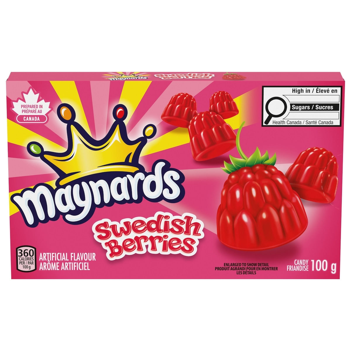Maynards Swedish Berries, 100 g