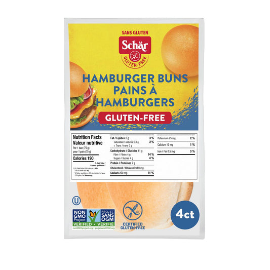 Schar Gluten-Free Hamburger Buns, 300 g