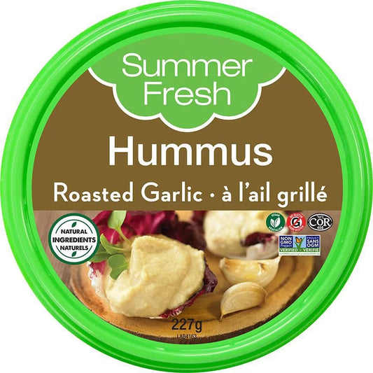 Summer Fresh Roasted Garlic Hummus, 227 g