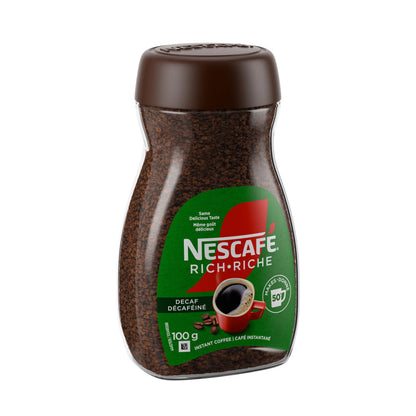NESCAFÉ RICH Decaffeinated Instant Coffee, 100 g